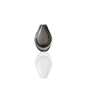 Murano Glass Vase With Charcoal Teardrop Core, 2 of 2