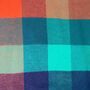 Men's 'Acorn Squash' Check Brushed Cotton Sleep Shorts, thumbnail 4 of 4