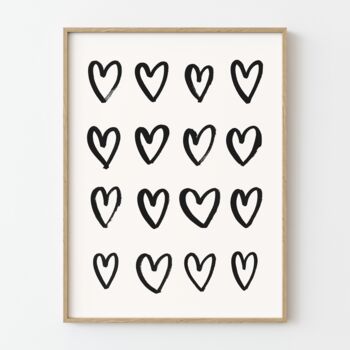 Love Hearts Print, 6 of 6
