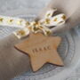 Personalised Wooden Star Name Table Place Setting, thumbnail 1 of 3