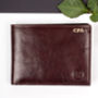 Personalised Leather Trifold Wallet. 'The Gallucio', thumbnail 1 of 12