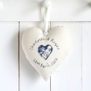 Personalised 50th Birthday Hanging Heart Gift For Her, 4 of 11