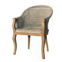 Seagrass And Mahogany Carver Dining Chair, thumbnail 1 of 2