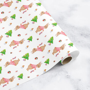 Baby's First Birthday Wrapping Paper Rabbit Design, 9 of 10