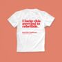 I Incite This Meeting To Rebellion T Shirt, thumbnail 1 of 3