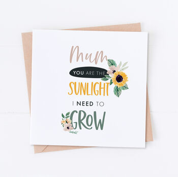 Sunflowers Mother's Day Card, 2 of 2