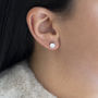 Diamante Cubic Zirconia Stud Earrings, thumbnail 1 of 11