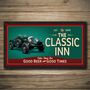 Personalised Bar Runner And Coasters Classic Inn, thumbnail 2 of 9