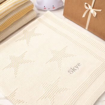 Unisex Baby Hoodie And Blanket Gift Set, 7 of 12