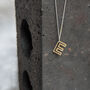 Personalised Silver Initial Letter Charm Necklace, thumbnail 1 of 12