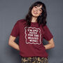 Only Here For The Mulled Wine Christmas T Shirt, thumbnail 3 of 6