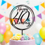Personalised Acrylic Birthday Cake Topper, thumbnail 2 of 5