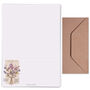 A4 Letter Writing Paper With February Birth Flowers Bouquet, thumbnail 5 of 5