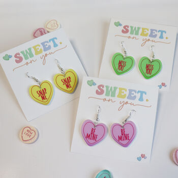 Love Heart Sweet Earrings, 2 of 11