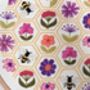 Flower Hive Hand Embroidery Kit, thumbnail 6 of 12