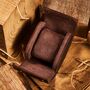 Personalised Dark Brown Genuine Leather Watch Case, thumbnail 7 of 9