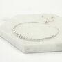Sterling Silver 21st Birthday 21 Beads Slider Bracelet, thumbnail 2 of 4