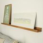 Customisable Solid Oak Floating Picture Ledge Shelf, thumbnail 7 of 12