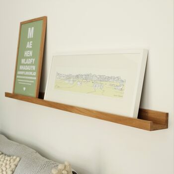 Customisable Solid Oak Floating Picture Ledge Shelf, 7 of 12