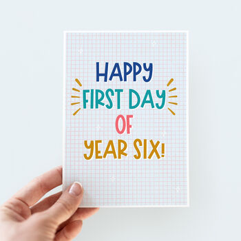 Happy First Day Back At School Card For Kids, 7 of 7
