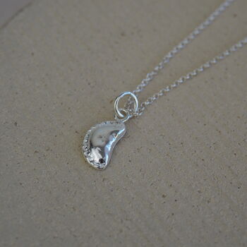 Sterling Silver Cornish Pasty Pendant, 5 of 10