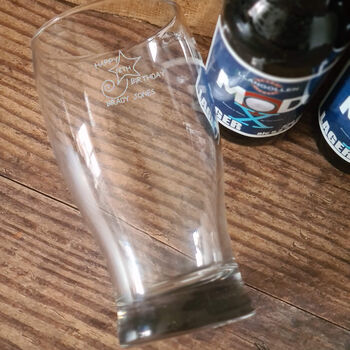 18th Birthday Shooting Star Pint Glass, 6 of 8