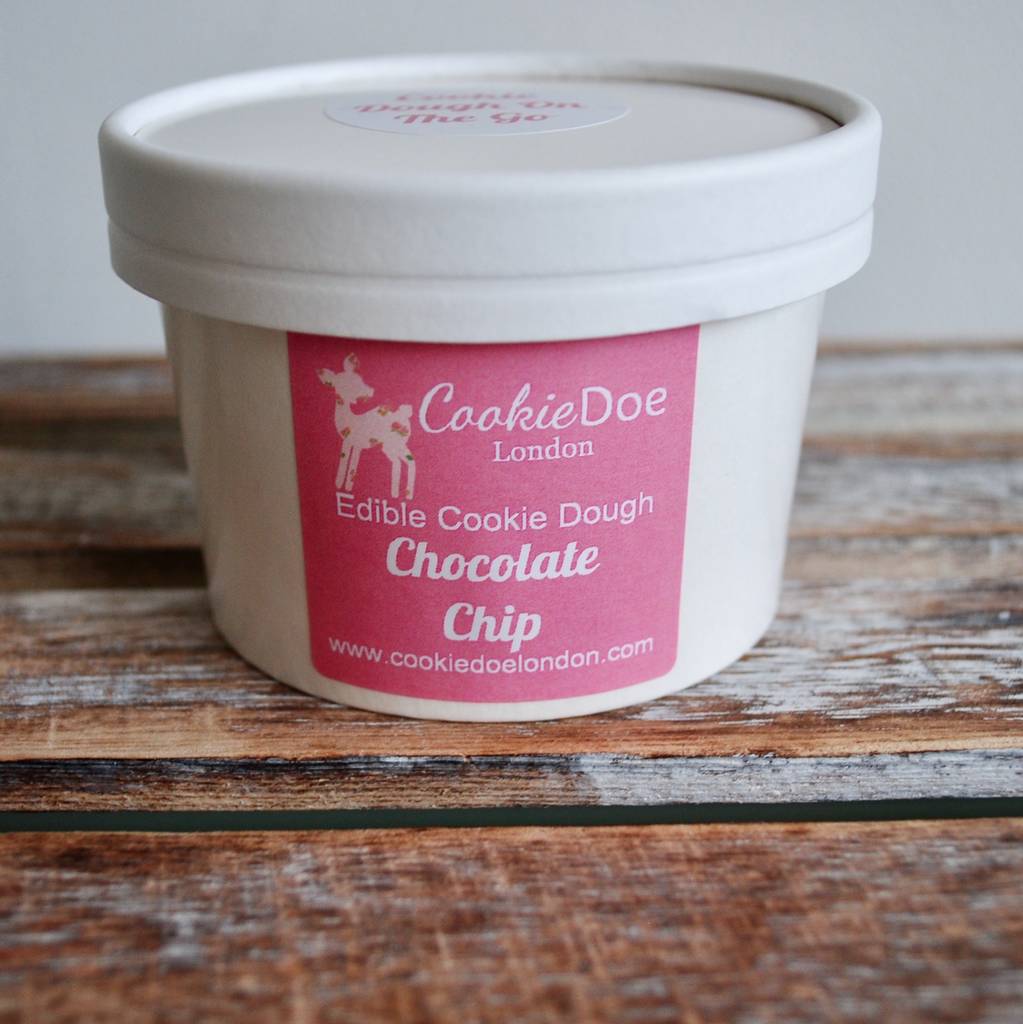 Valentines Edible Cookie Dough Variety Gift Pack By Cookie Doe London