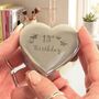 13th Birthday Butterflies Heart Trinket Box, thumbnail 1 of 7