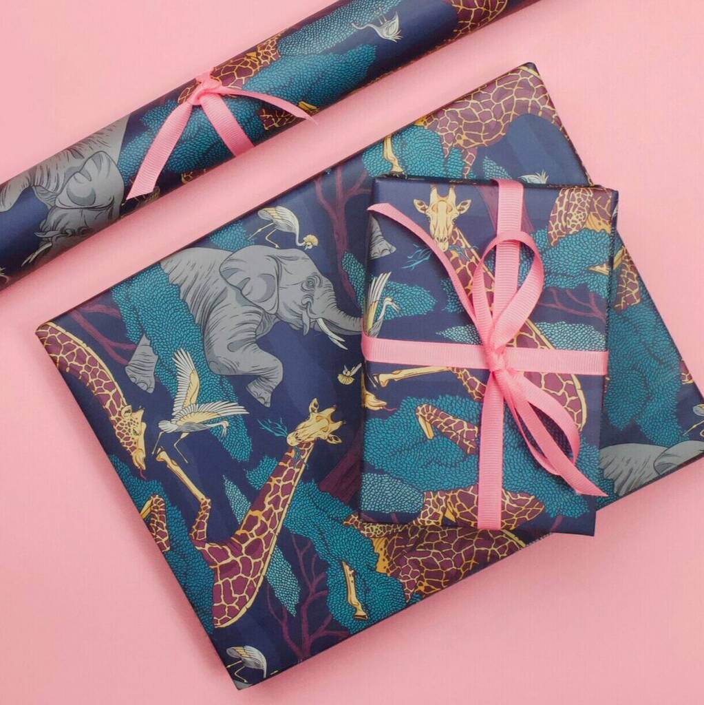 Giraffe sale gift wrap