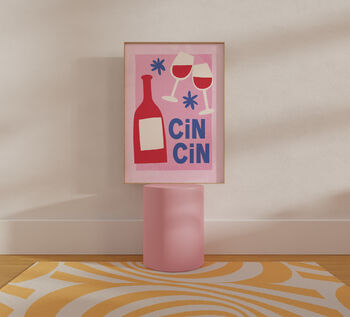 Cin Cin Abstract Kitchen Print, 3 of 5