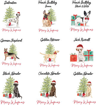 Personalised Dog Christmas Mug, 4 of 7