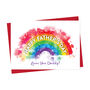 Rainbow Father's Day Card, thumbnail 4 of 4