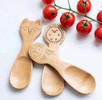 Baby Bamboo Tractor First Spoons, 2 of 6