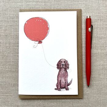 Personalised Cocker Spaniel Birthday Card, 5 of 12