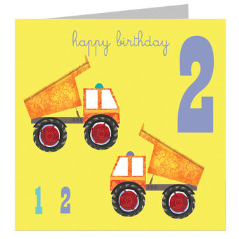 Truck 2nd Birthday Card, 3 of 5