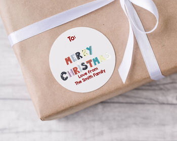 Personalised Christmas Gift Stickers, 5 of 9