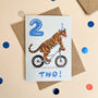 Tiger 2nd Birthday Card, thumbnail 6 of 7