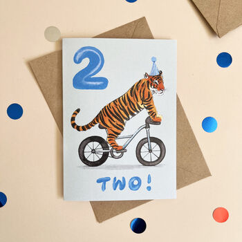 Tiger 2nd Birthday Card, 6 of 7