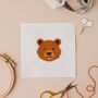 Bear Mini Counted Cross Stitch Kit, thumbnail 1 of 3