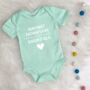Our First Fathers Day Personalised Babygrow, thumbnail 2 of 9