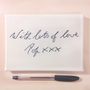 Personalised Embroidered Handwriting Canvas, thumbnail 6 of 12