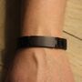 Engraved Ebony Wood Bracelet – Personalised Wooden Gift For Men And Women, thumbnail 6 of 7