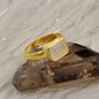 Rainbow Moonstone Gold Ring, thumbnail 1 of 12