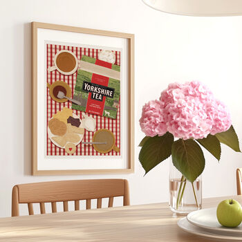 Yorkshire Tea And Biscuits Art Print, 2 of 6