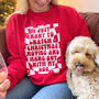 I Want To Hang Out With My Dog Christmas Jumper, thumbnail 3 of 4