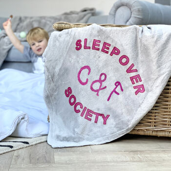 Personalised Sleepover Blanket, 3 of 3