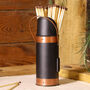 Black And Copper Fireplace Accessories Set, thumbnail 4 of 6