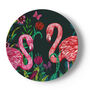 Exotic World Flamingo Bone China Plate In Midnight Blue Medium, thumbnail 4 of 4