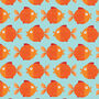 Goldfish Wrapping Paper Two Sheets, thumbnail 2 of 4