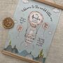 Personalised Keepsake Birth Print Spring Balloon, thumbnail 6 of 6